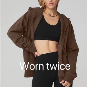 Alo everyday full zip hoodie